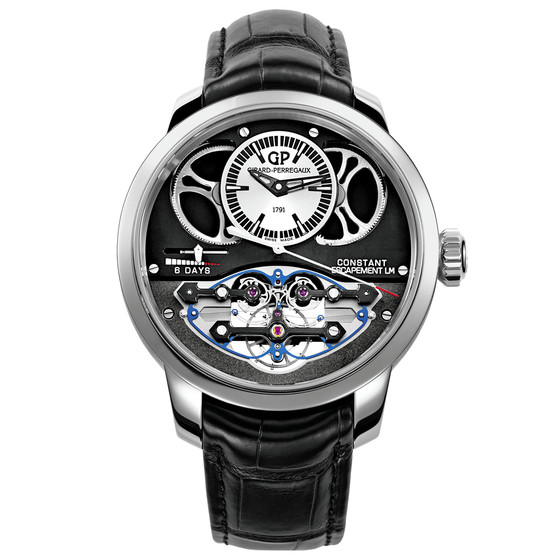 Review Replica Girard-Perregaux CONSTANT ESCAPEMENT L.M. 93505-21-631-BA6E watch